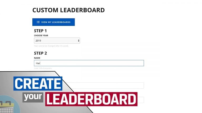 2019 Open – How to Build Custom Leaderboards