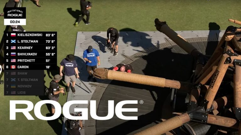 2021 Rogue Invitational – Strongman Event 3 – Wheel of Pain