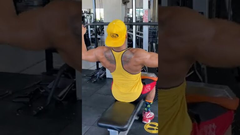 Bodybuilder Back Workout