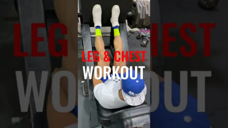 Leg & Chest Workout (Fitness Motivation)