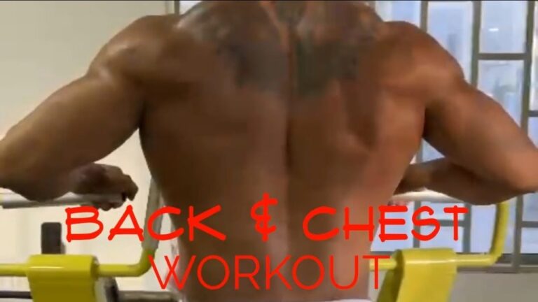 Back & Chest Workout